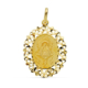 18K MEDALLA ORO AMARILLO VIRGEN DEL PILAR ORLA 30X22 MM 3
