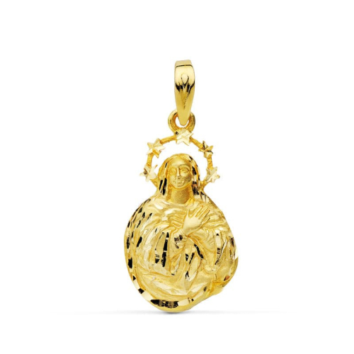 18K MEDALLA ORO AMARILLO VIRGEN INMACULADA 28X15 MM 4.50 GR 4