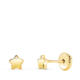 18K PENDIENTES ORO AMARILLO CON ESTRELLA Y CIRCONITA BRILLO 4