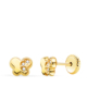 18K PENDIENTES ORO AMARILLO MARIPOSA CON CIRCONITA 5
