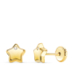 18K PENDIENTES ORO AMARILLO CON ESTRELLA Y CIRCONITA BRILLO 6