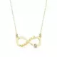 18K GARGANTILLA ORO AMARILLO MAMA INFINITO CIRCONITA 1