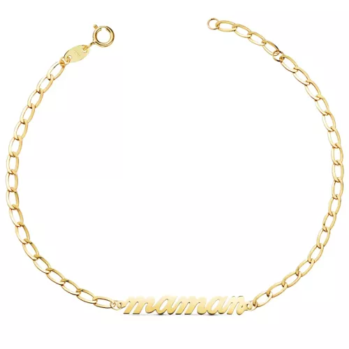 18K PULSERA ORO AMARILLO MAMAN CADENA BILBAO 2.5MM. LARGO: 20CM 1