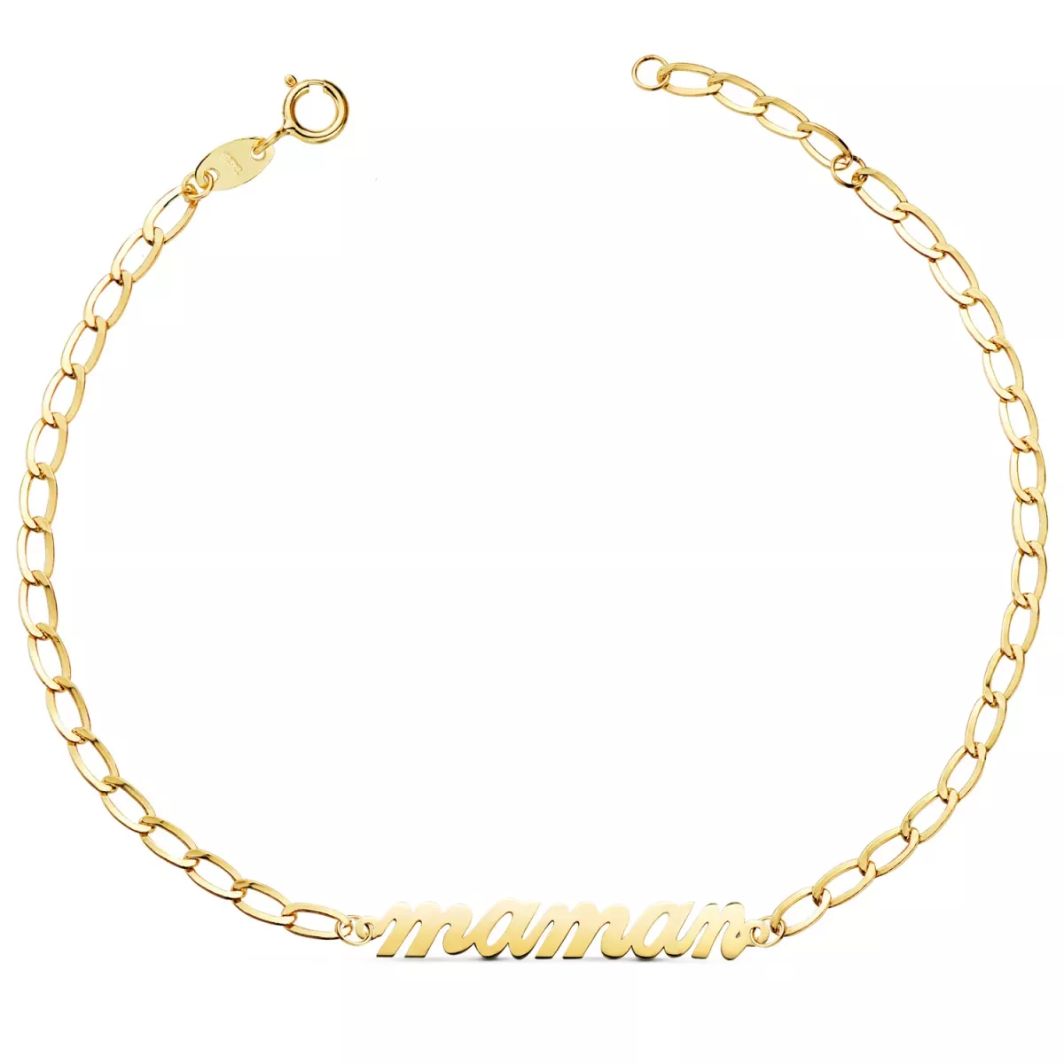 18K PULSERA ORO AMARILLO MAMAN CADENA BILBAO 2.5MM. LARGO: 20CM 1