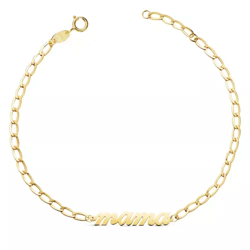 18K PULSERA ORO AMARIILLO MAMA CADENA BILBAO 2.5MM. LARGO: 20CM 1