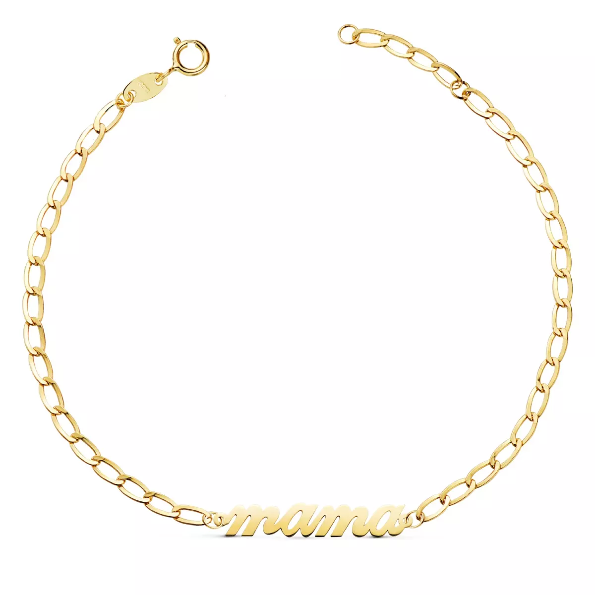 18K PULSERA ORO AMARIILLO MAMA CADENA BILBAO 2.5MM. LARGO: 20CM 1