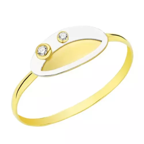 18K SORTIJA ORO AMARILLO MOTIVO OVAL CON CIRCONITAS. ANCHO: 5