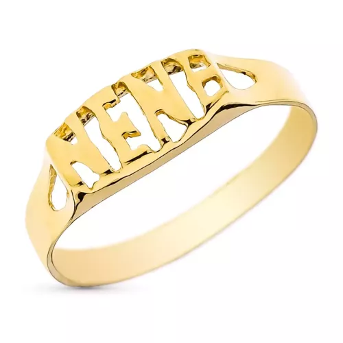 9K SELLO ORO AMARILLO BEBE NENE. 0