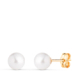18K PENDIENTES ORO AMARILLO PERLA CON CASQUILLA. MEDIDA: 6 MM. CIERRE PRESION 0