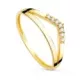 18K SORTIJA ORO AMARILLO PICO CON CIRCONITAS. ANCHO: 7 MM 1