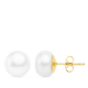 18K PENDIENTES PERLA CULTIVADA BARROCA 10 A 11 MM CIERRE PRESION 0