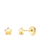18K PENDIENTES ORO AMARILLO ESTRELLA LISA 4