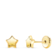 18K PENDIENTES ORO AMARILLO ESTRELLA LISA 5