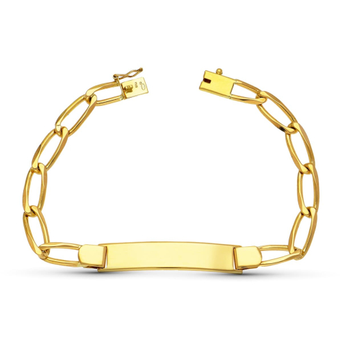 18K ESCLAVA ORO AMARILLO BILBAO MACIZA 19