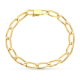 18K PULSERA ORO AMARILLO BILBAO MACIZA 21CMTS 6 MM 16