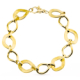 18K PULSERA ORO AMARILLO ESLABONES 9