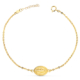 18K PULSERA ORO AMARILLO CON MEDALLA ORO AMARILLO MILAGROSA 13 X 10 MM. LARGO: 17 2 CM 1