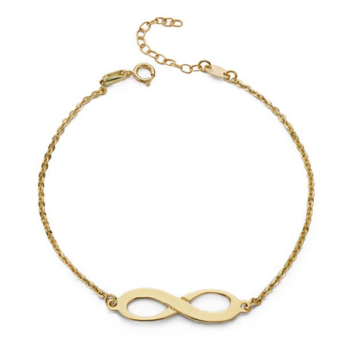 18K PULSERA ORO AMARILLO INFINITY 19.5 CM 1