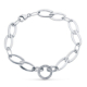18K PULSERA ORO BLANCO 19CM 6