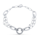 18K PULSERA ORO BLANCO 19CM 5