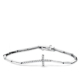18K PULSERA ORO BLANCO CRUZ 19.5 CM 5
