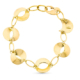 18K PULSERA BICOLOR ESLABONES 10
