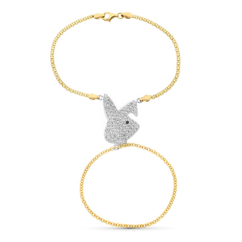 18K PULSERA ORO BICOLOR INDIA CONEJITO CIRCO. 9