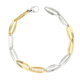 18K PULSERA BICOLOR 20CM 8