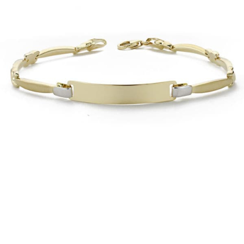 18K ESCLAVA SEÑORA BICOLOR 18CM 5