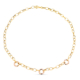 18K GARGANTILLA ORO BICOLOR ESLABONES 45CM 4