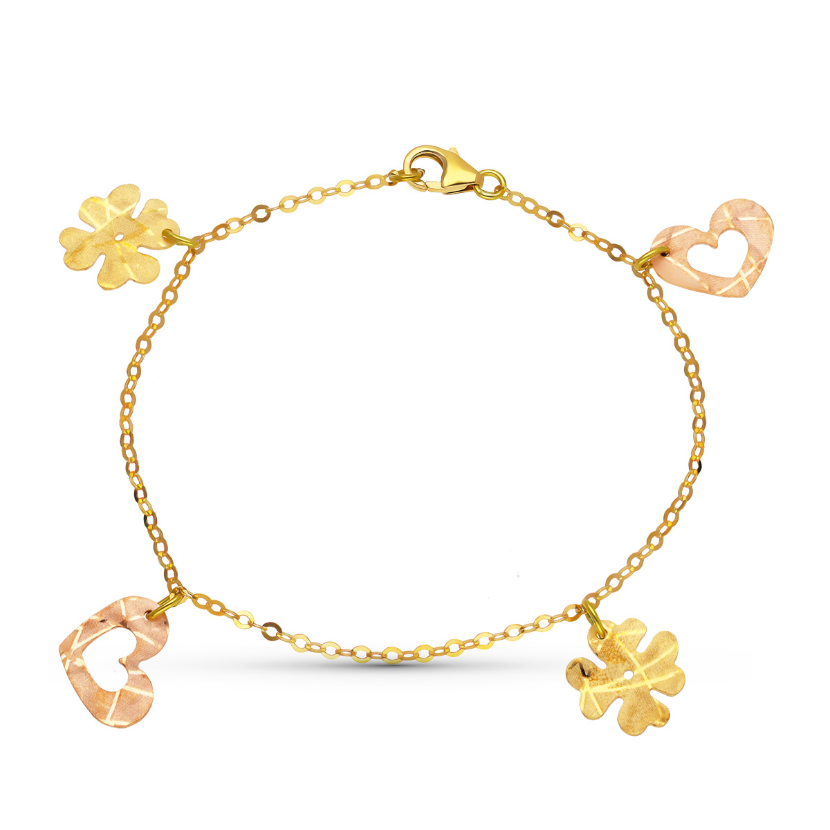 18K PULSERA ORO BICOLOR FETICHES 3