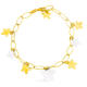 18K PULSERA BICOLOR ESTRELLAS. 3