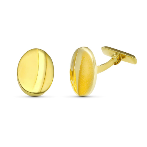 18K GEMELOS ORO AMARILLO TONEL 18X13 MM ORO AMARILLO 5