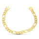 18K PULSERA ORO AMARILLO MACIZA 21.5 CM 8 MM 35