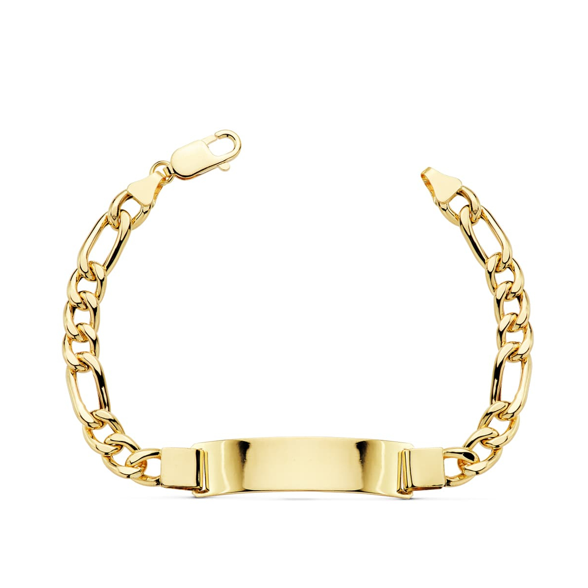 18K PULSERA ESCLAVA ORO AMARILLO CARTIER HUECA ANCHO: 7
