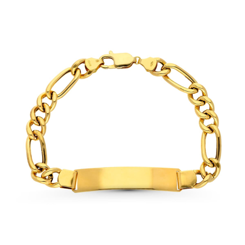 18K PULSERA ESCLAVA ORO AMARILLO CARTIER HUECA ANCHO: 8MM. LARGO: 21,5 CM PLACA CHAPA: 45X10MM 16,50gr