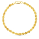 18K PULSERA ORO AMARILLO CORDON SALOMONICO. ANCHO 4