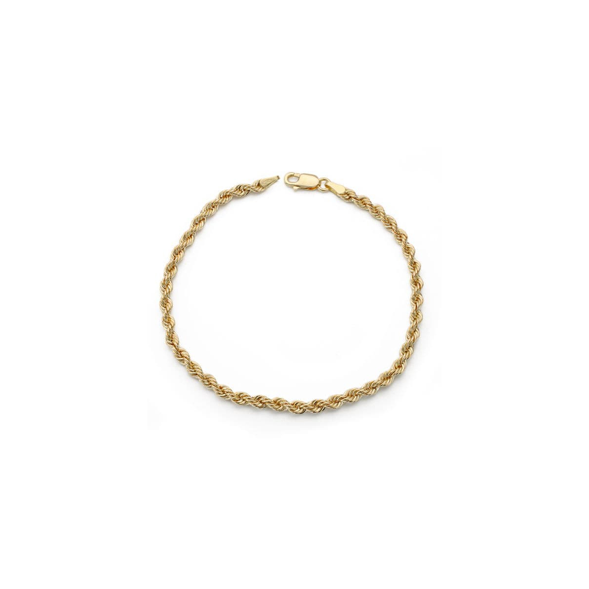 18K PULSERA ORO AMARILLO CORDON SALOMONICO. ANCHO 3