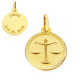 18K HOROSCOPO ORO AMARILLO LIBRA 20 MM 2