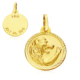 18K HOROSCOPO ORO AMARILLO LEO 20 MM 2