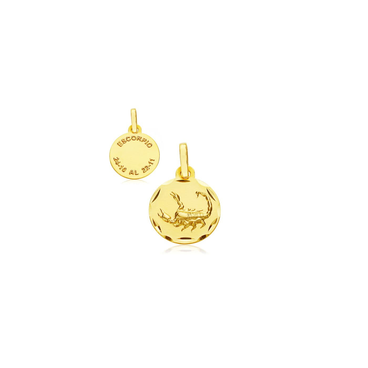 18K HOROSCOPO ORO AMARILLO ESCORPIO 13 MM 1