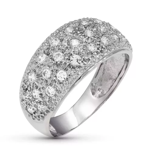 18K SORTIJA ORO BLANCO CON CIRCONITAS. ANCHO 10 MM 5