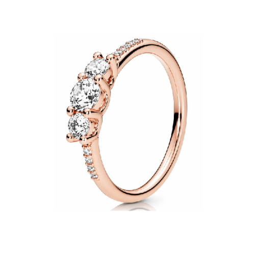ANILLO PANDORA HALO ROSA - 186242CZ-54