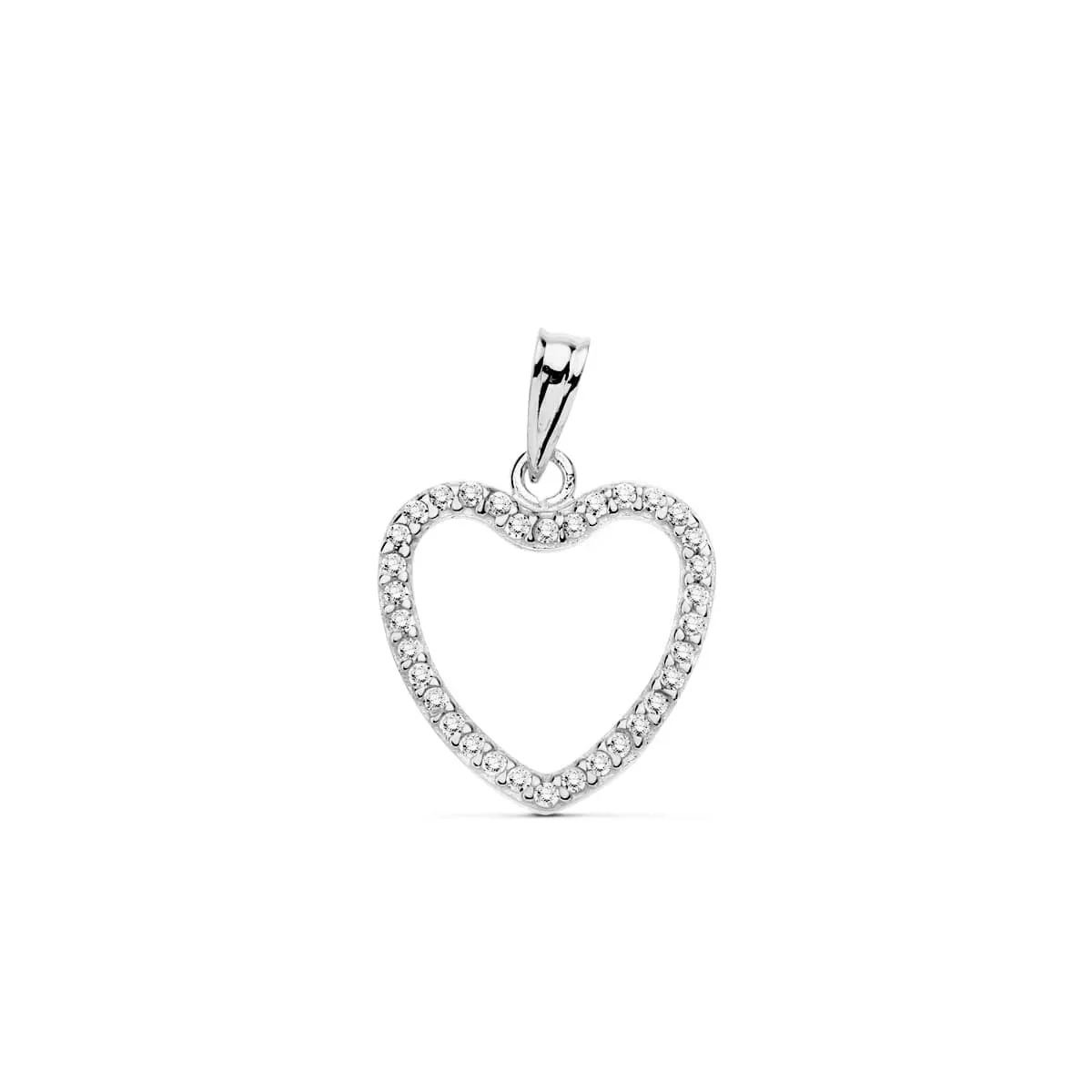 9K COLGANTE ORO AMARILLO CIRCONITA 17X16 MM 1