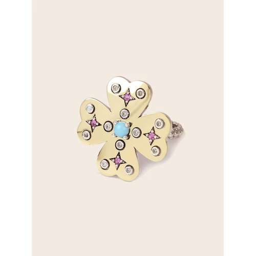 ANILLO TREBOL CECILIA