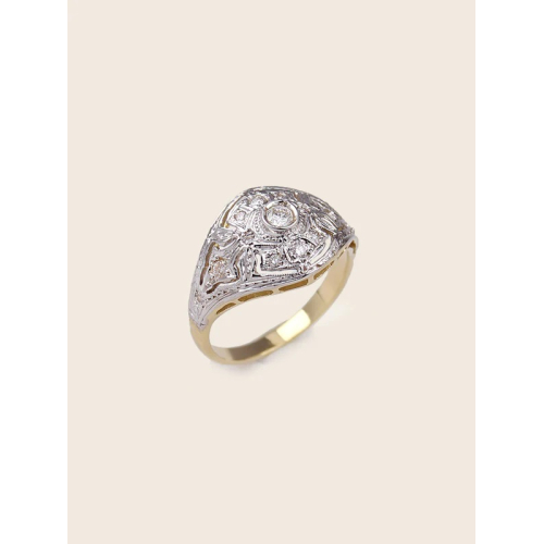 ANILLO ADELA GRANDE ORO 18K
