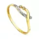 18K SORTIJA ORO BICOLOR CIRCONITAS 1