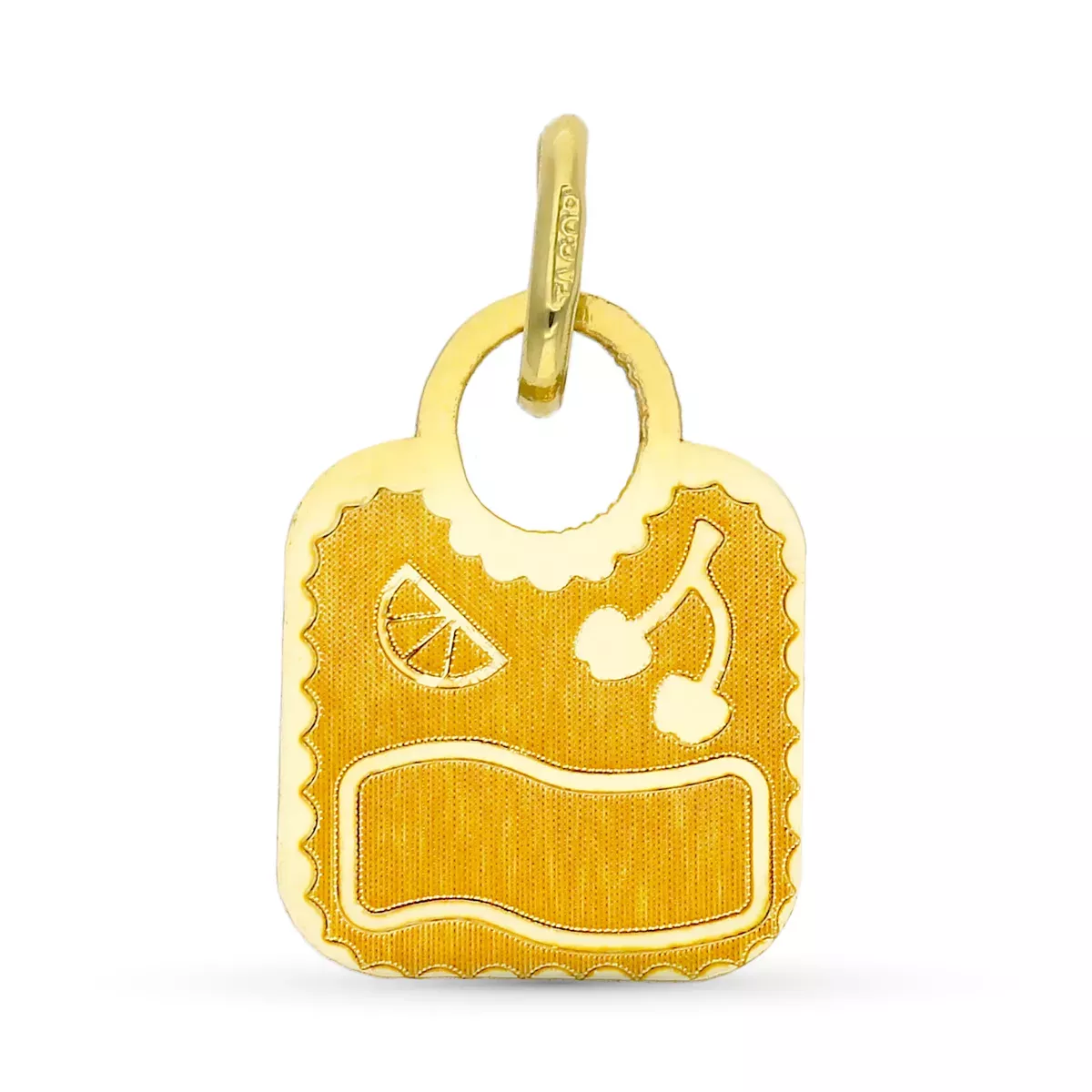 9K COLGANTE ORO AMARILLO BOLSO. 14X10 MM 0