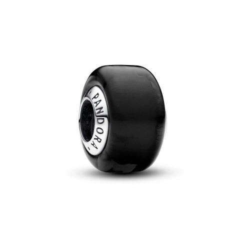 Charm Mini Cristal de Murano Negro - 793117C00