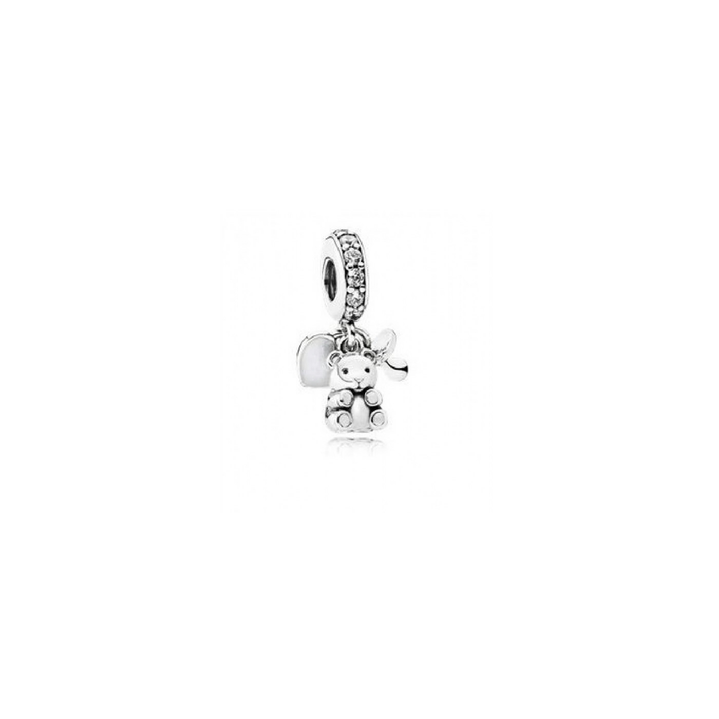 Charm colgante en plata de ley Tesoros de Bebé 792100CZ